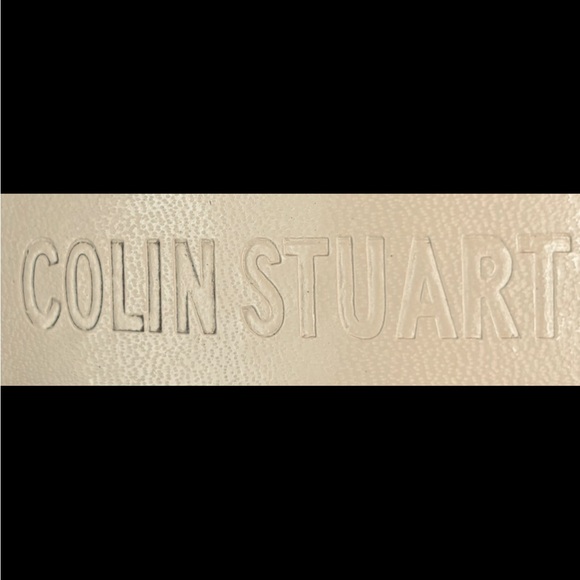 Colin Stuart Brown Suede T Strap Wedge Espadrilles Size 6.5 - Picture 7 of 10